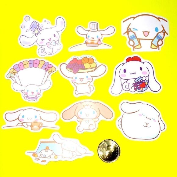 3/$20 10 pcs brand new waterproof Cinnamoroll stickers - Picture 1 of 1